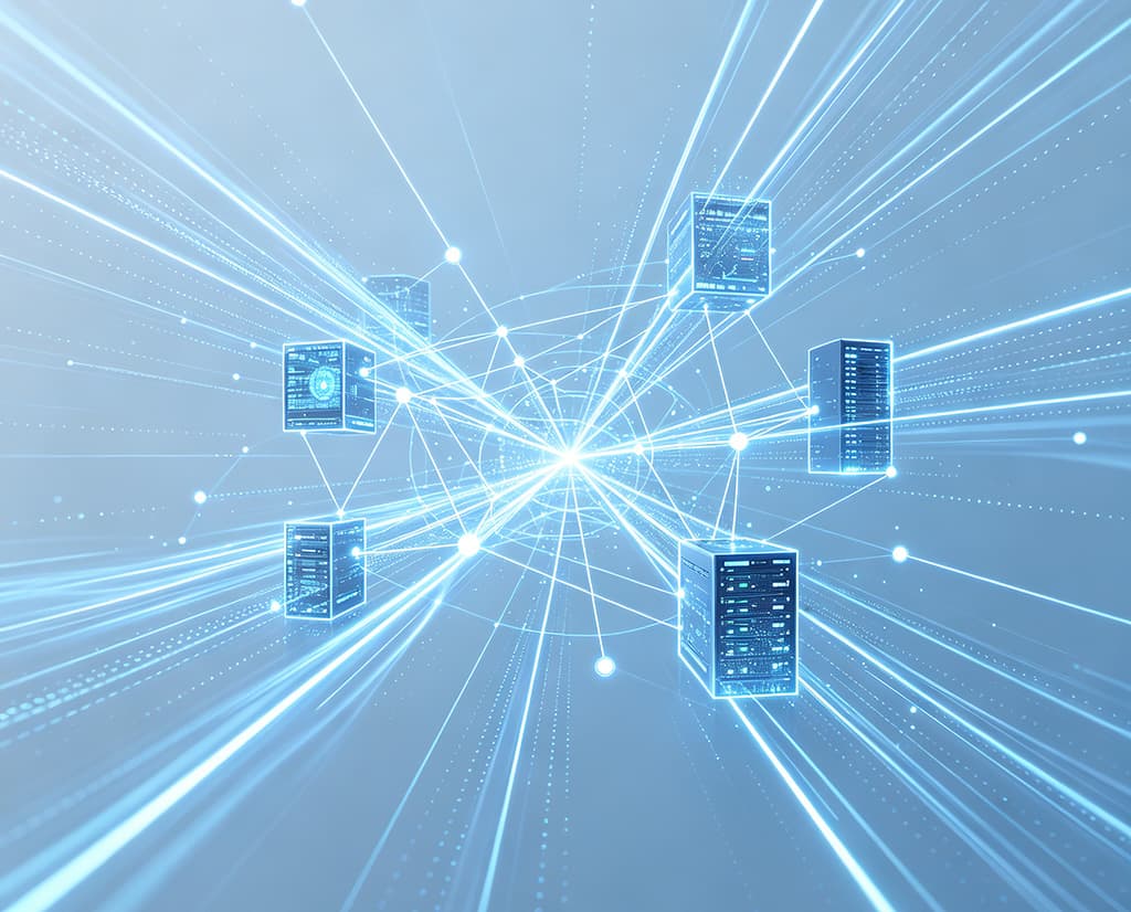 SD-WAN 智能组网与云网连接展示图